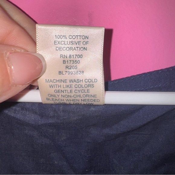 100% Cotton Blair Floral Maxi Dress - Blue, Green size XL - Picture 8 of 10